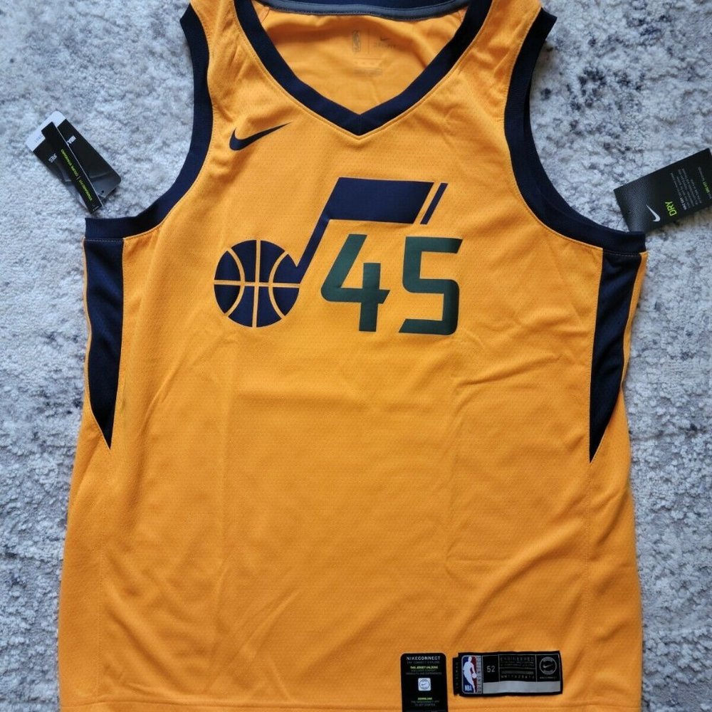 Nike Mitchell Utah Jazz Green Alternate Swingman Jersey